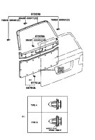 Upper & Lower Tailgate Hatch