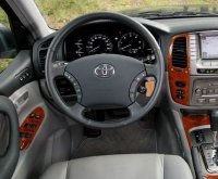 Leather Steering Wheel Black for Gray interior 2003-2007