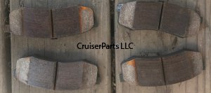 PAD KIT, DISC BRAKE, REAR FJ, 79, 80, 105 Series