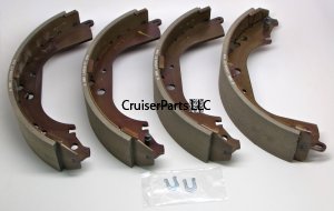 Rear Brake Shoe Kit 1981-2020 40, 60, 62, 70 Series Cruisers