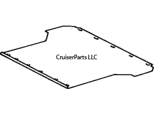 Cargo Area Carpet Grey W/3rd Row 93-94