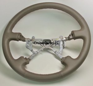 Leather Steering Wheel Black 100 Series 2003-2007