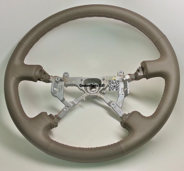 Leather Steering Wheel Black 100 Series 2003-2007