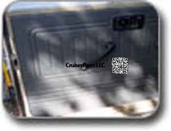 Left Door Panel Gray Vinyl 4x series 75-85