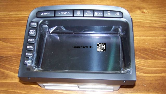 Navigation Control Panel Screen 2001-2002