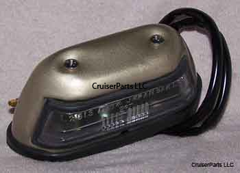 License Plate Light Assembly early to 1973