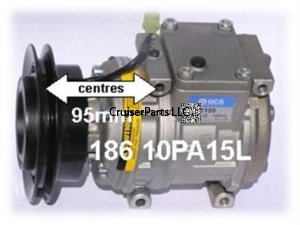 1HZ 1HDFT Air Conditioning Compressor LONG Type