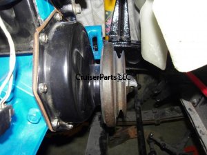 Single Groove Crankshaft Pulley for early-8/1969 F Engine