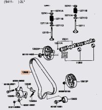 Timing Belt 1KZT 1KZTE ALL years