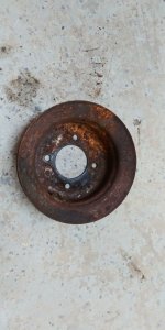 B Diesel Water Pump Fan Pulley No Fan Clutch type