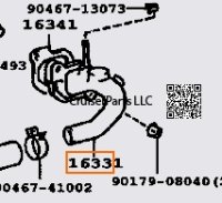 Water Outlet 1FZ-FE 1993-1997