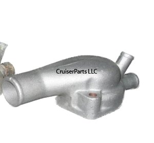 2F Upper Thermostat Housing 1976-1978 w/Oil Cooler