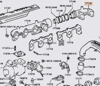 1HZ 1HD-T Turbo Exhaust Manifold REAR