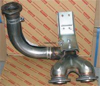 Exhaust Y pipe cat to muffler 1993 1994