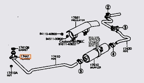 Exhaust Header Pipe FLANGE 1958-1974