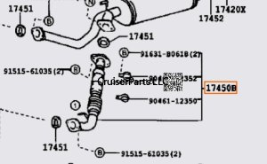 Exhaust Intermediate Pipe 98-07