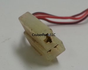 2 Prong T Connector Male End