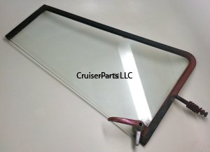 FJ40 Right Front Vent Window Glass With Frame 68-74