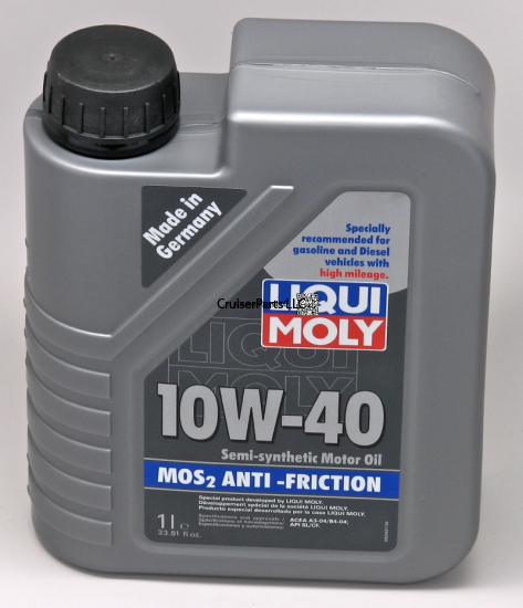LiquiMoly MoS2 Anti Friction Motor Oil 10W-40 1 Liter