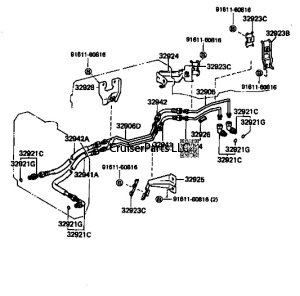 Automatic Transmission Cooling Line 88-90 - Used