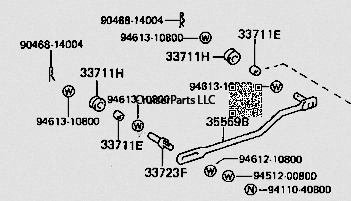 Transmission Control Rod Assembly for 88-90 62 Series