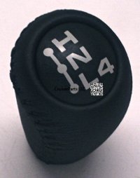 Transfer Shift Lever Knob Black Leather 91-07