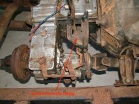 Transfer Shift Lever Guide 3 Spd type