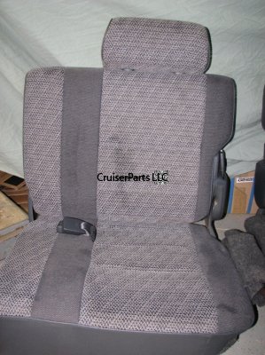 3rd Row Seat Driver Side Gray (Used) 1991-1992
