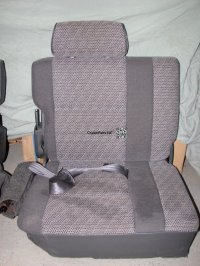3rd Row Seat Passenger Side Gray (Used) 1991-1992