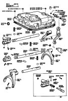Gear Shift Fork and Lever