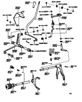 Transfer Lever and Shift Rod