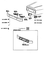 Front Bumper, Caps and Hardware