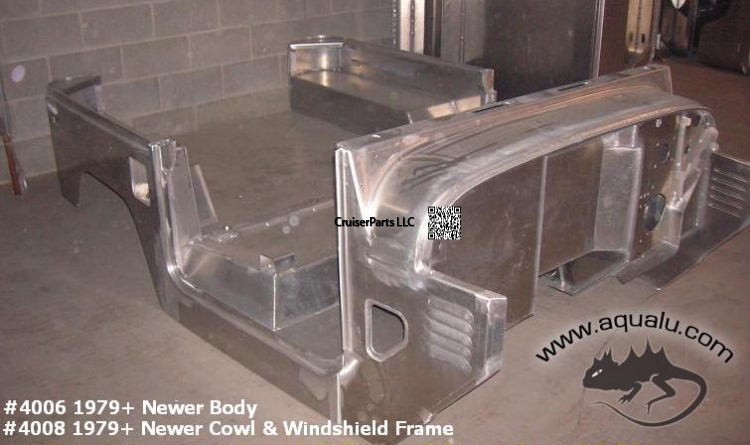 1979 and Newer Front Cowl and Windshield Frame (LHD)