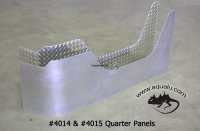 FJ40 / 45 Rear Quarter Panels - Checkerplate - Sold as a Pair