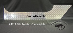 FJ40 / 45 Side Panels - Checkerplate - Sold as a Pair