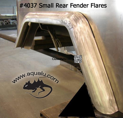 FJ40 / FJ40 Rear Fender Flare - Small 3 1/2" Wide - Sold as Pair