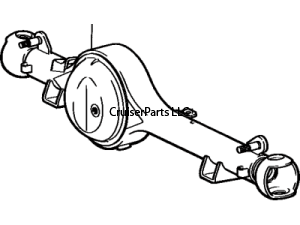 FJ40 Front Disc Brake Axle Assembly