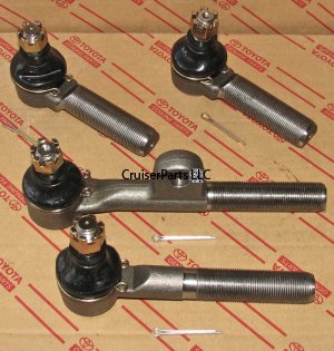Tie Rod & Relay Rod End Kit FJ80 90-97 Right Hand Drive RHD