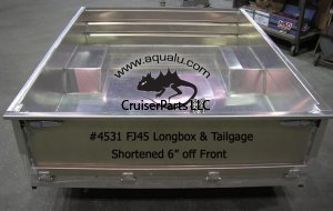 FJ45 Long Box and Tailgate Shortened 6" Off Front