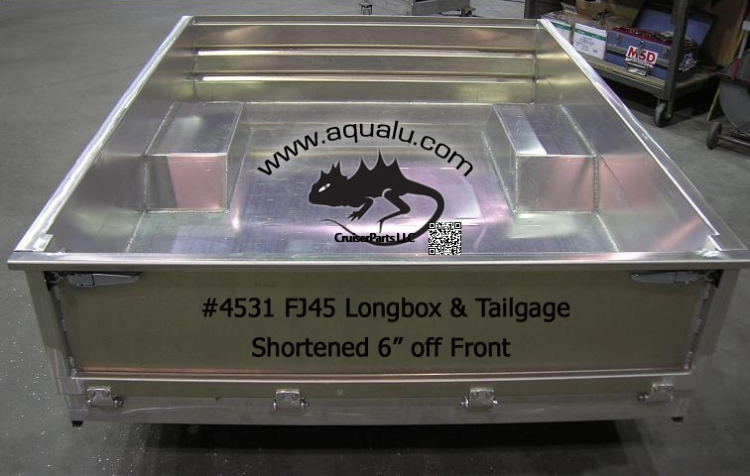 FJ45 Long Box and Tailgate Shortened 6" Off Front