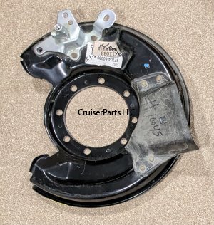 Front Left Disc Brake Dust Cover for 90-04 73 & 75 Series