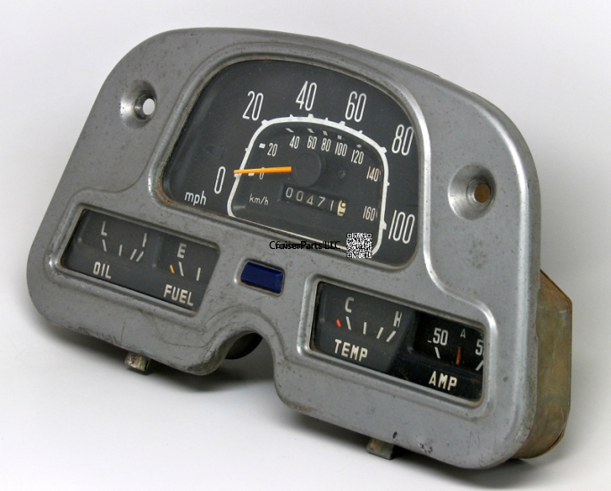 FJ40 Gauge Cluster With Speedometer Head - 62-72