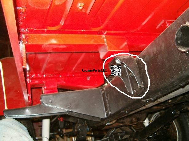 FJ40 Rear Body Mounting Bracket NO. 1
