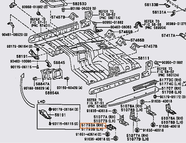 Modal Additional Images for Side Step Bracket No. 1 LH or RH All
