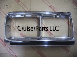 Left Headlight Door 91-97 Non US 80 Series Cruisers chrome