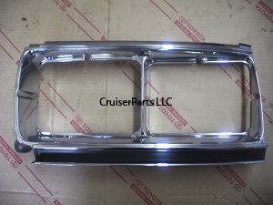 Chrome Non US Right Headlight Door 91-97 80 Series
