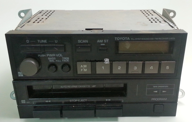AM/FM Radio with Tape Deck 88-90 60 Series - Used