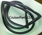 Windshield Glass Rubber Weatherstrip 70-Series with Chrome