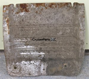 Main Muffler Heat Shield Rear #4 for the 81-90 60 Series Used