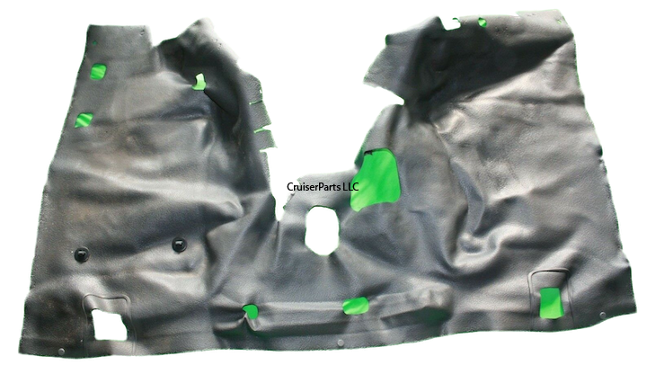 Front Floor Mat Gray 2007-Current 79 Series LHD